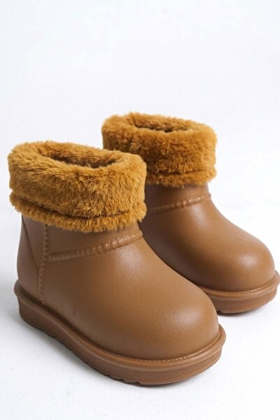 AlbiShoes Bebek Çocuk Su Geçirmez Kürklü Bot Çocuk Kışlık Bot Suya Dayanıklı ...