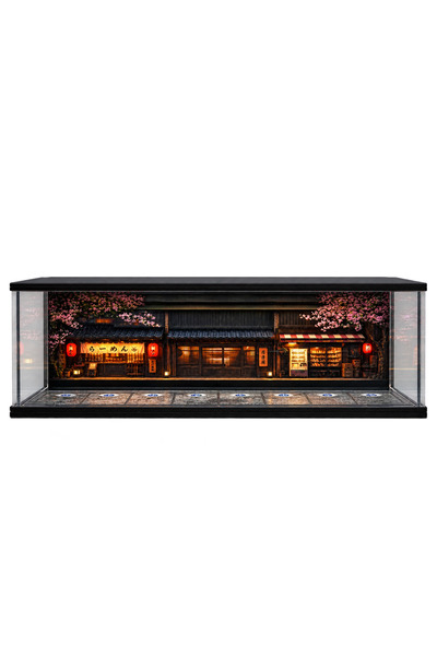 HOT WHEELS Diecast Toyblox ''Japon Kiraz Ağacı Temalı'' Diorama Garaj 1/64 Öl...