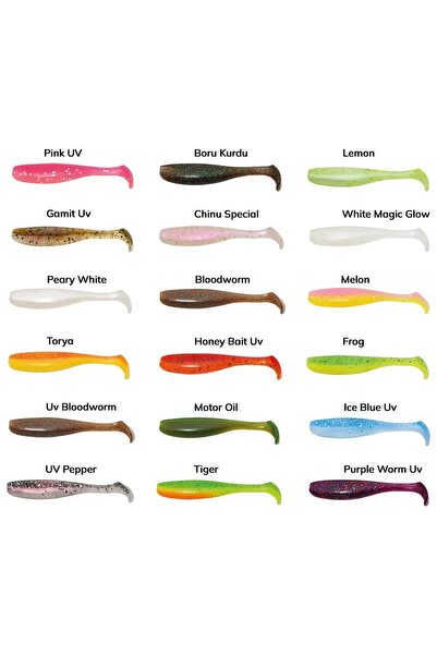 Hanfish Shad Bait 6cm LRF Silikon Yem