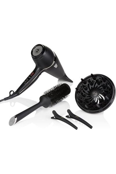 GHdesign ghd Air Drying Kit - Professional Hair Dryer with ghd Diffuser, Wide...