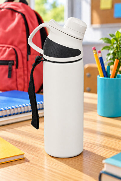 Sowo Home Steel Water Bottle, Thermos, Flask 600ml