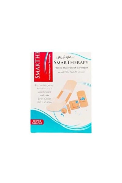 SMARTHERAPY Smar Therapy Leak-Proof Plastic Plasters, Multi-Size, 50 Pieces