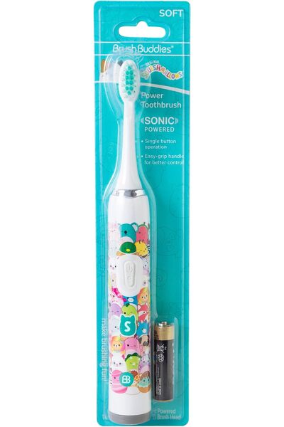 Brush Buddies Squishmallows Sonic Toothbrush, Ultra Soft Toothbrush, Electric...