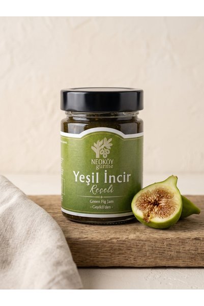 Yeşil İncir Reçeli 400 g - Doğal Katkısız