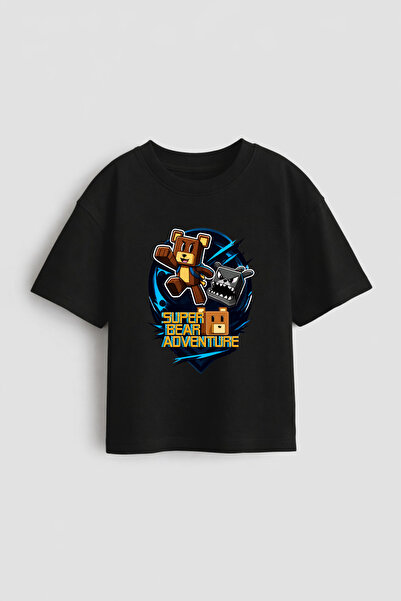 Canlook تي شيرت للأطفال مطبوع عليه Super Bear Adventure