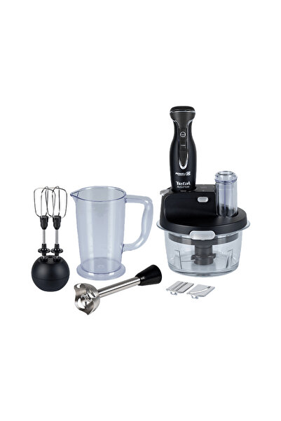TEFAL Powelix Activflow Expert 1500 W Siyah Cam Hazneli Blender Seti Siyah