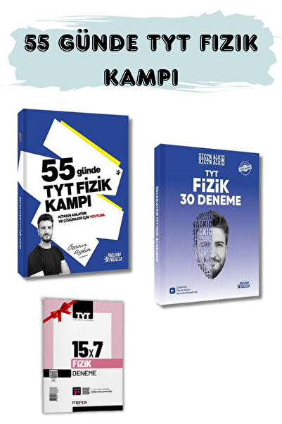 Parlayan Projeler 2027 TYT Fizik Erken Hazırlık Seti Kamp Kitabı ve Deneme İk...
