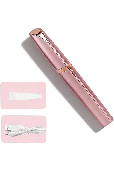 Duomama Domama Pink Rechargeable Facial Hair Removal Tool for Women, Portable...