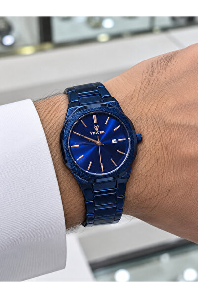 Generic Brand Viguer Men's Watch Royal Blue Looster Time