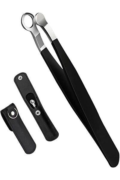 TERRIFI Manual Nose Hair Trimmer - Precision Stainless Steel Blades, Tweezer-...
