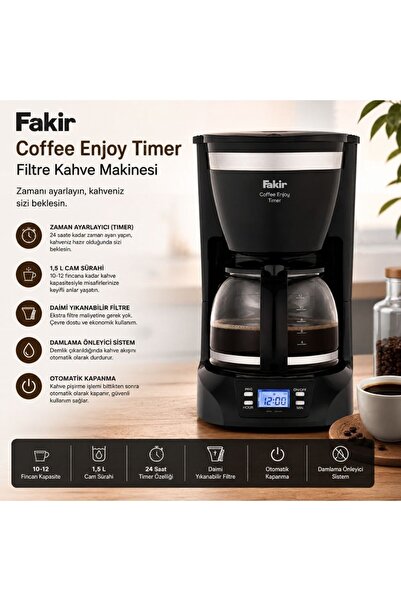 Fakir Coffee Enjoy Timer Filtre Kahve Makinesi