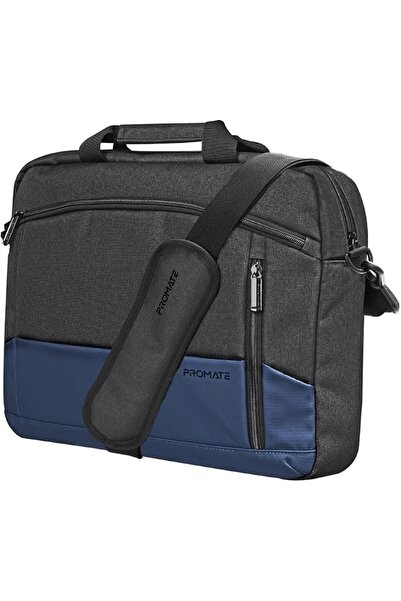 Promate Laptop Bag, Premium Durable Lightweight Messenger Bag, Front Pocket, ...