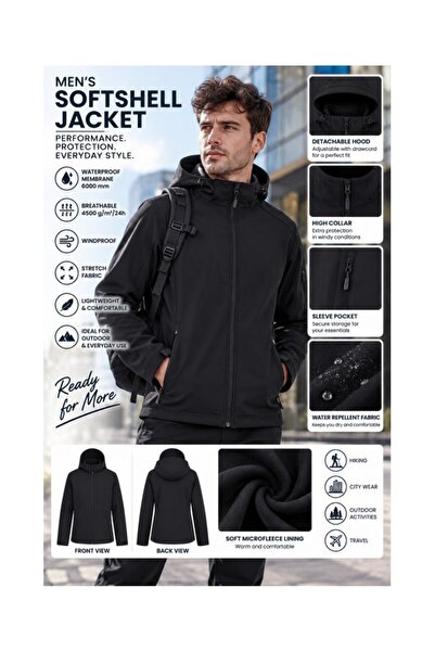 Legend Classics Ανδρικό μπουφάν softshell, - LE820