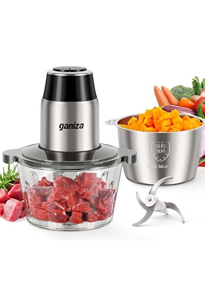 GENERAL GANIZA Food Processors, Electric Food Chopper with Meat Grinder & Veg...