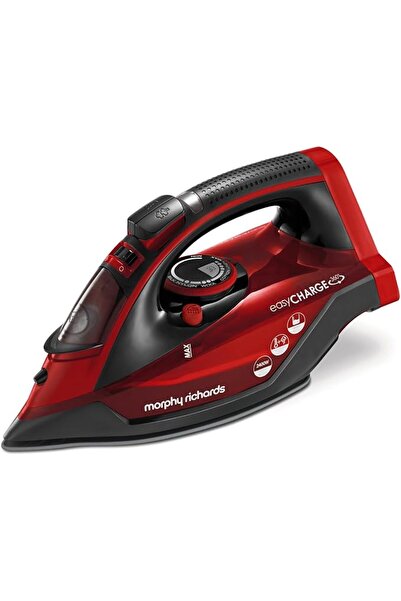 morphy richards مكواة بخارية لاسلكية من EasyCHARGE، بقاعدة سيراميك غير لاصقة،...
