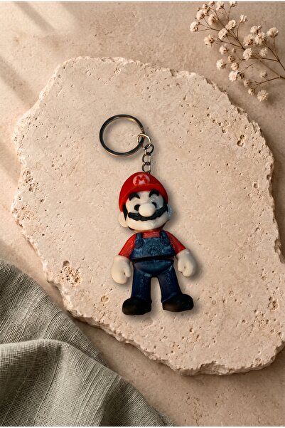 HoeZo Super Mario Figürlü Anahtarlık & Çanta Süsü 3D Karakterli Sevimli Hediy...