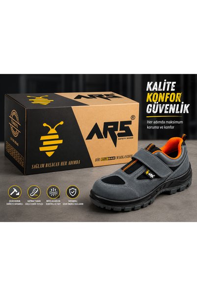 Ars 1021 SÜET ÇELİK BURUNLU İŞ AYAKKABISI