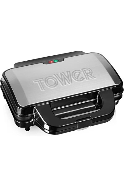 Tower صانع الساندويتشات T27013 بتصميم عميق مع ألواح سيراميك غير لاصقة سهلة ال...