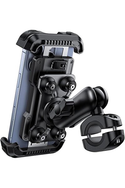 Lamicall Motorcycle Phone Mount Holder - [All Metal] [Anti Shake] [Extendable...