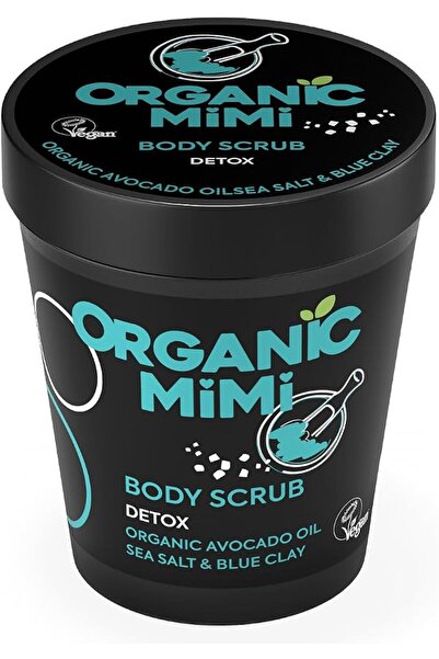 ORGANİC MİMİ مقشر الجسم بملح البحر والطين الأزرق 280 جرام