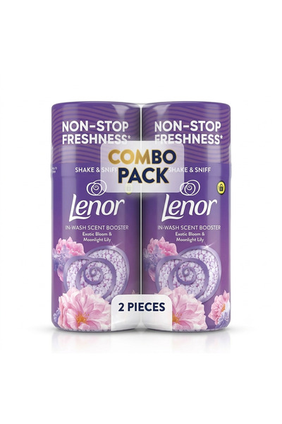 lenor Exotic Bloom & Moonlight Lily Scent Booster Beads 2PCS COMBO PACK 155g ...