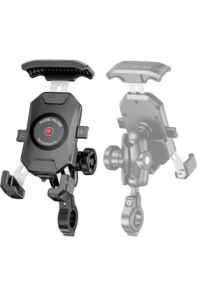 MAKINGTEC Anti Theft Motorcycle Bike Phone Mount, Bike Ball Phone Holder Hand...