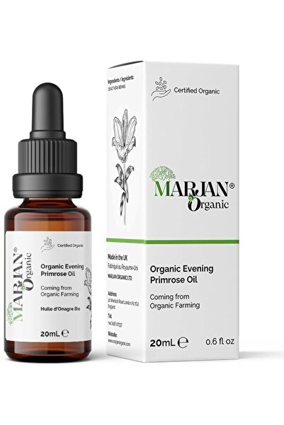 Marjan Organic زيت زهرة الربيع العضوي 20 مل - عناية مرطبة للوجه والبشرة