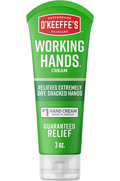 O'Keeffe's Working Hands Hand Cream for Extremely Dry, Cracked Hands, Heals, ...