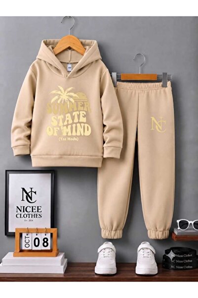 Leto Lykia Children's Tracksuit Unisex (Summer Yaz Winter Print)