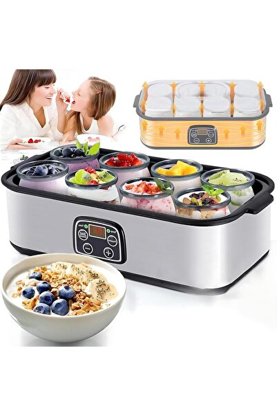 Generic Ultimate Probiotic Yogurt Maker, Adjustable Time & Temp Control, 8Pcs...