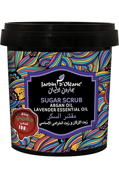 Jardin Oleane مقشر السكر جاردين دي أولين بزيت الأرغان وزيت اللافندر العطري 60...