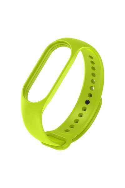 OEM Silicone strap for smart bracelet compatible with Xiaomi Mi Band 3 / 4, Lime