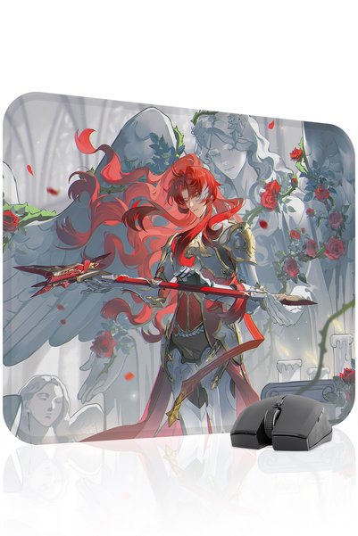 mousepad bastir Argenti Honkai: Star Rail Anime V4 - 48X40 Gaming Mouse Pad M...