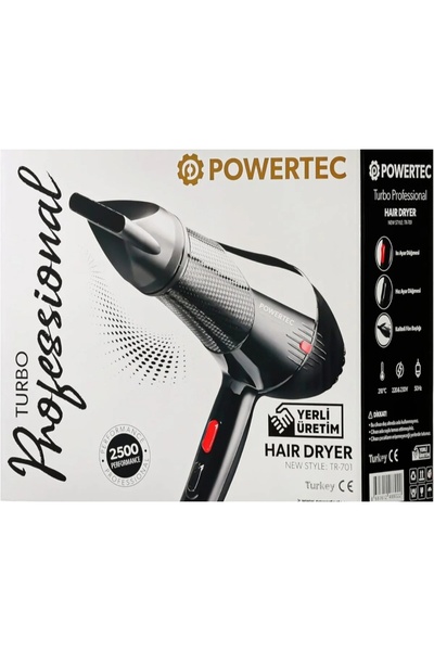 POWERTEC Saç kurutma& fön makinesi