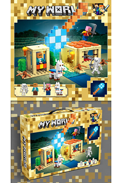 McBlok Minecraft Çöl Macerası – 454 Parçalı Yapım ve Oyun Seti