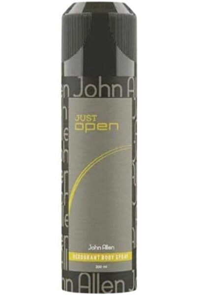 John Allen Just Open Deodorant Body Spray – 200ml | Fresh Spray For Body