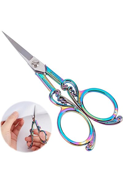 AZONEE Embroidery Sewing Scissors Detail Shears Vintage Sharp Tip Scissor Sta...