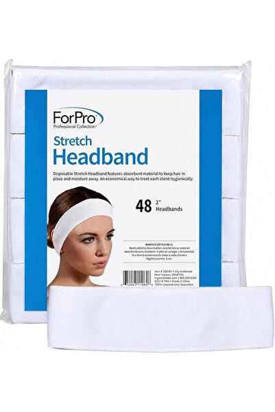 ForPro Professional Collection ForPro Stretch Headbands - Moisture Absorbent ...