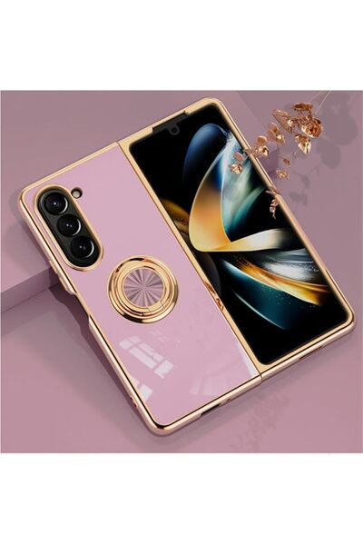 GENERAL EYZUTAK Electroplated Magnetic Ring Holder Case for Samsung Galaxy Z ...