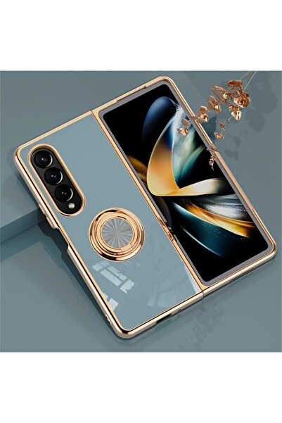 GENERAL EYZUTAK Electroplated Magnetic Ring Holder Case for Samsung Galaxy Z ...