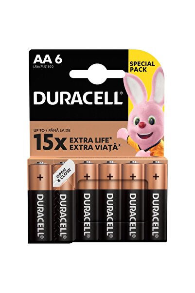 Duracell Baterii de bază, AA, 6 bucăți