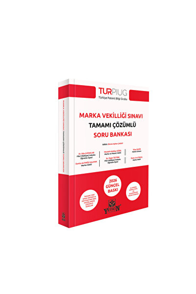 Yetkin Yayınları Marka Vekilliği Sınavı Tamamı Çözümlü Soru Bankası