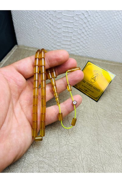 TTS TÜRK TESBİH SANATI KESME ATEŞ KEHRİBAR USTA ESERİ