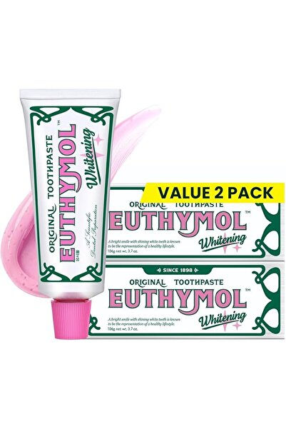EUTHYMOL Whitening Toothpaste (100ml*2, Pack of 2) - Removes Stains in 2 Week...