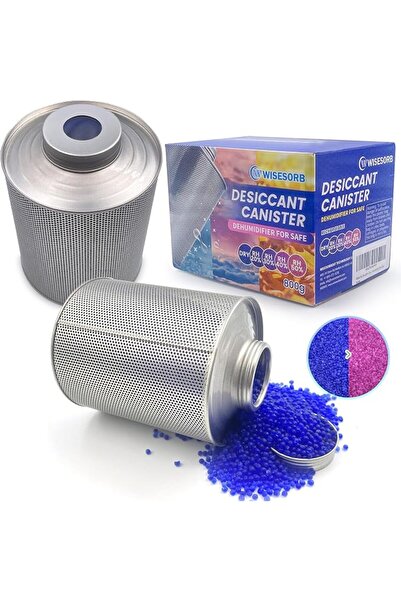 Wisesorb 800 Gram Gun Safe Dehumidifier, 1 Pack of 1.77 LBS Rechargeable Dehu...