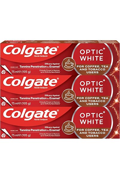 Colgate Palmolive Colgate Toothpaste Optic White for Coffee, Tea and Tobacco ...