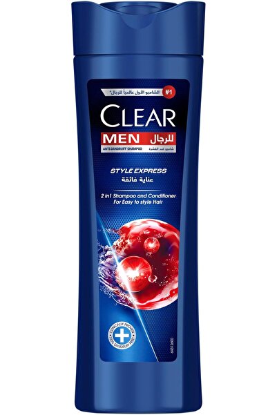 Clearprint شامبو كلير مين المضاد للقشرة ستايل إكسبرس 2 في 1، 400 مل