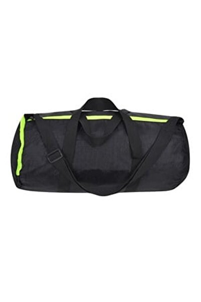 OEM Geanta Sport Neagra cu Manere & Fermoar Galben Fluorescent 48x25x35cm