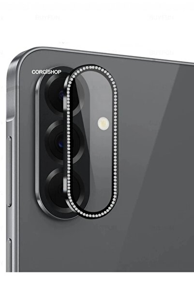 corcishop Samsung Galaxy A37 Compatible Stone Lens Sapphire Camera Protector