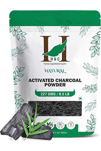 H&C HERBAL INGREDIENTS EXPERT Activated Charcoal Powder 227 gm / 0.5 lb |for ...